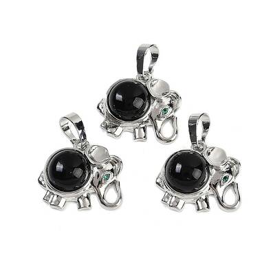 Natural Obsidian Pendants