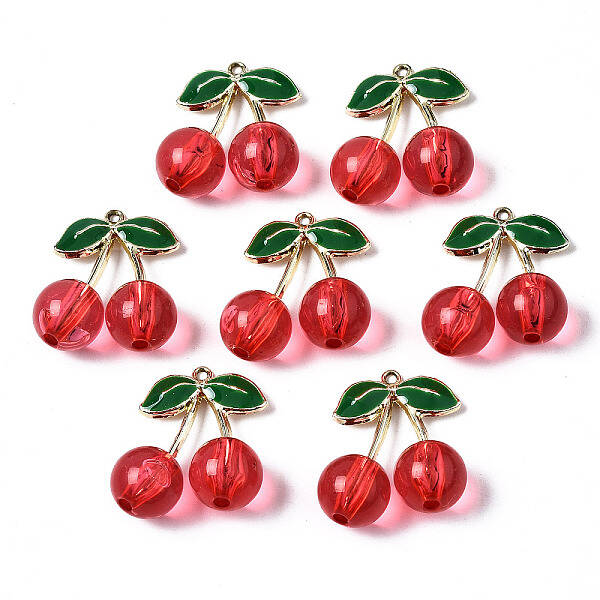 Alloy Enamel Pendants
