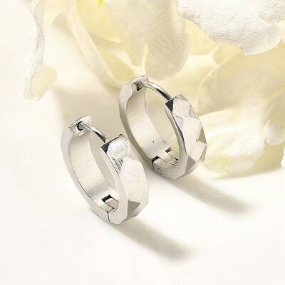 304 Stainless Steel Hoop Earrings for Women
