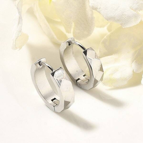 304 Stainless Steel Hoop Earrings for Women