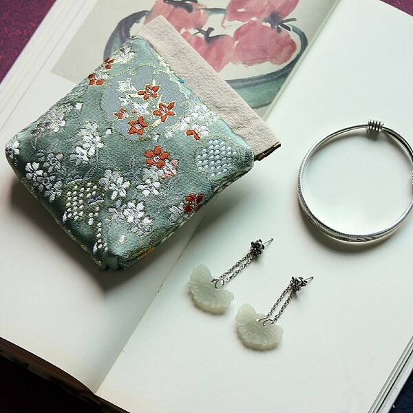Rectangle Chinese Style Cloth Jewelry Gift Bags