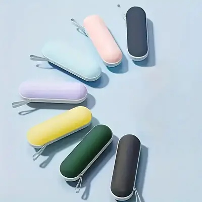 1 mini travel umbrella with box, lightweight and portable manual opening umbrella, compact and small anti UV sunshade umbrell...