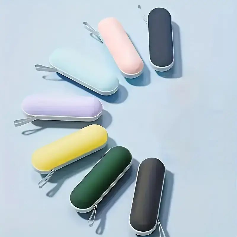 1 mini travel umbrella with box, lightweight and portable manual opening umbrella, compact and small anti UV sunshade umbrell...