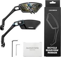 ROCKBROS Bike Mirrors for Handlebars HD Blast-Resistant Bicycle Mirror for Ebike 360 Degree Adjustable Bike Rear View Mirror ...