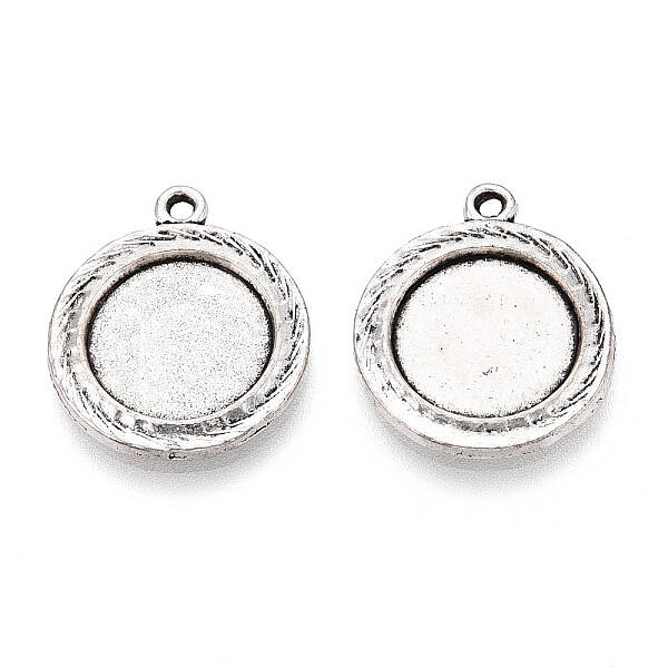 Tibetan Style Alloy Pendant Cabochon Settings