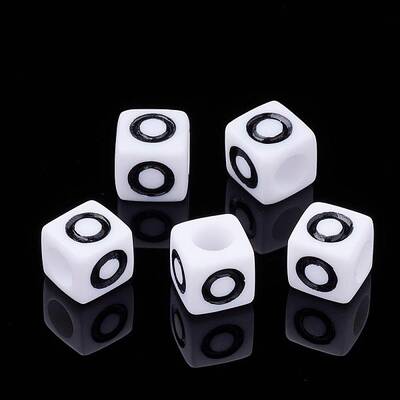 Letter Acrylic Beads