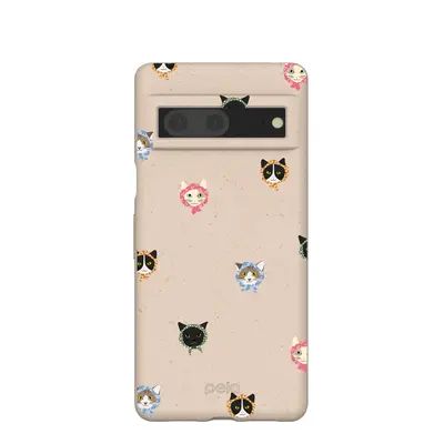 Seashell Cat Couture Google Pixel 7 Case