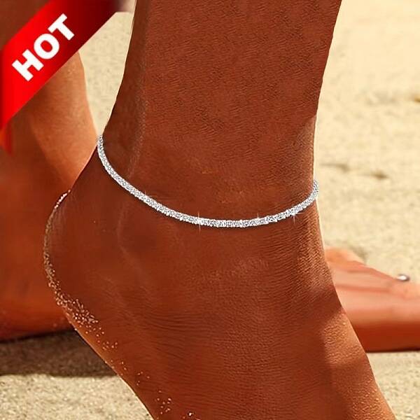 Alloy Chain Anklets for Women