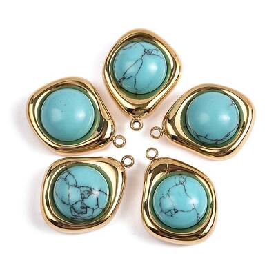 Synthetic Turquoise Pendants