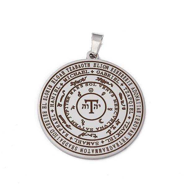 Non-Tarnish 304 Stainless Steel Seven Archangels Pendants