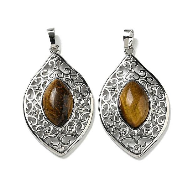 Natural Tiger Eye Pendants