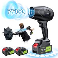 ZARIMI Electric Cordless Leaf Blower 300000RPM Handheld Leaf Blower 2 X 4.0Ah Batteries and Charger Included, Lightweight Lea...