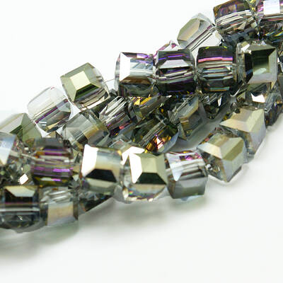 Electorplated Glass Beads