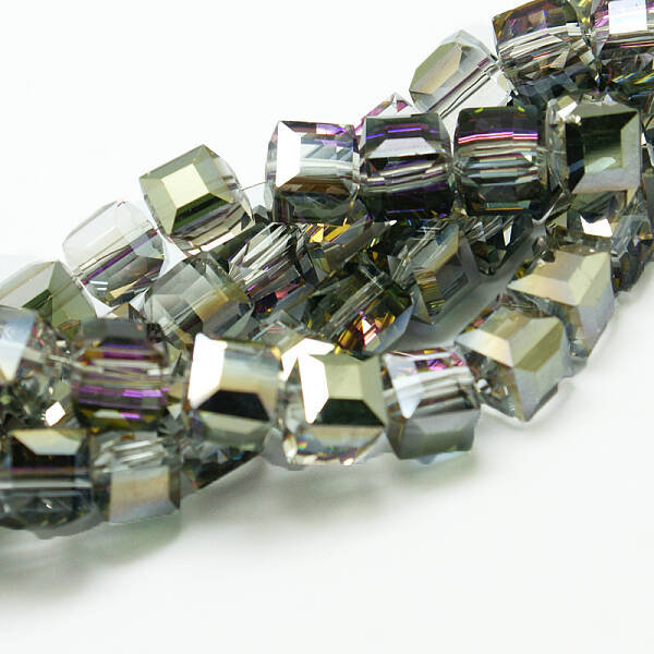 Electorplated Glass Beads