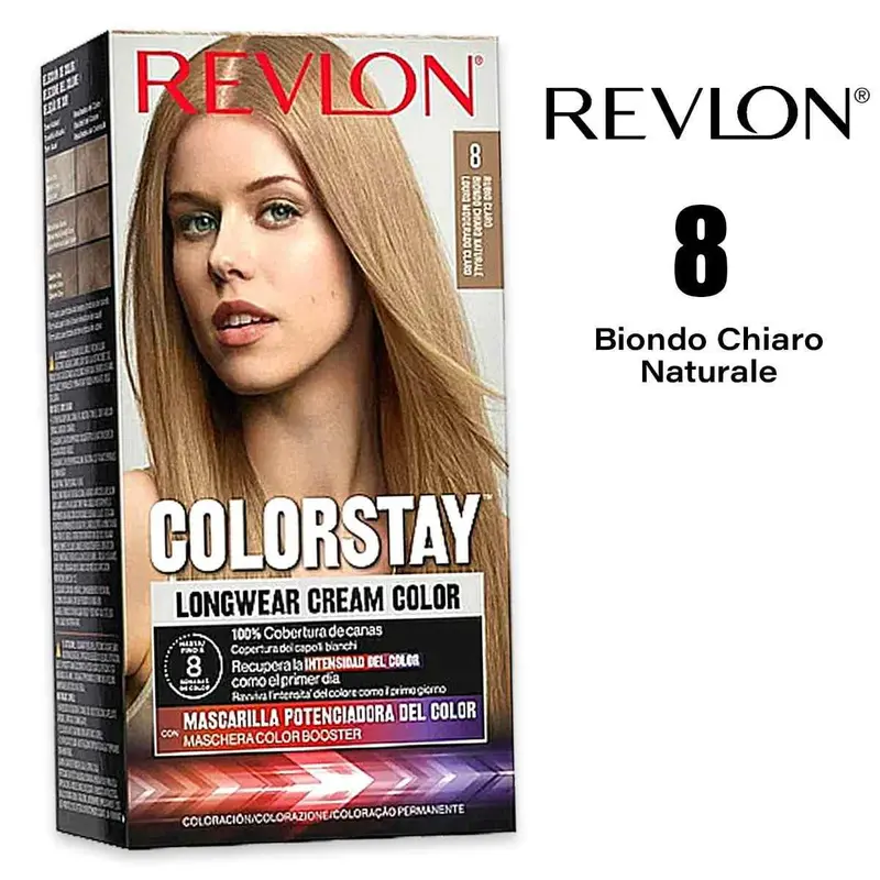 Revlon Color Stay Tinta permanente per capelli 8 Biondo medio 165 ml
