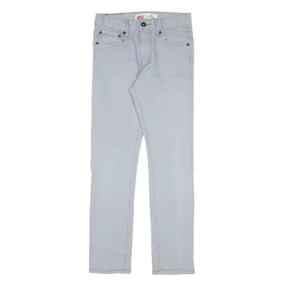 LEVI'S 510 Jeans Grey Denim Slim Skinny Boys W27 L27