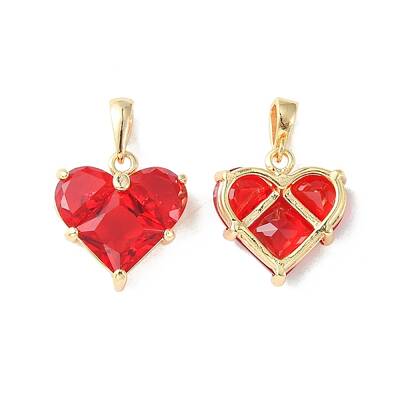 Brass Micro Pave Cubic Zirconia Charms