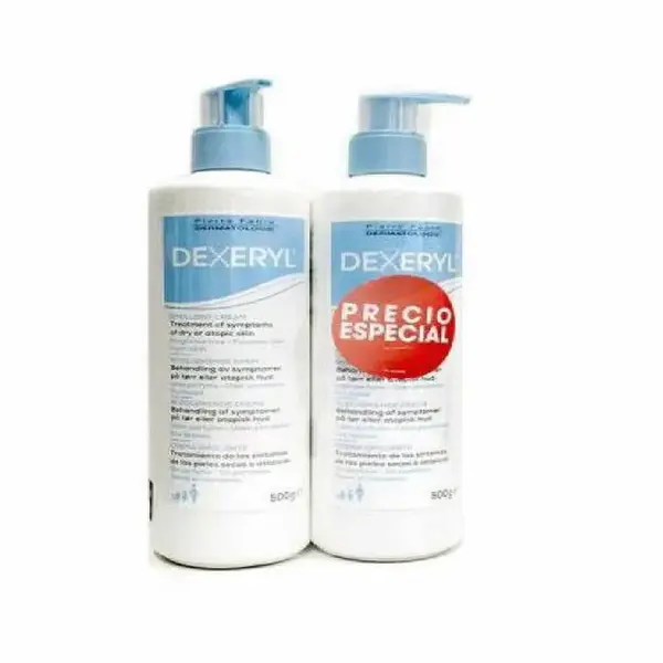 Dexeryl Crema Emolliente Pelle Secca 2x500g