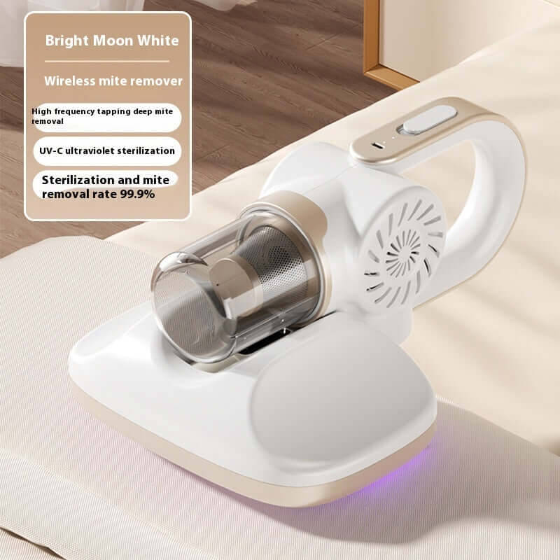Mites Instrument Three-in-one Wireless Handheld Large Suction Vacuum Cleaner | Color: SK003 White | Specifications: English P...