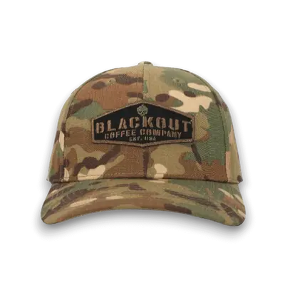 Camo Patch Hat With Velcro Closure