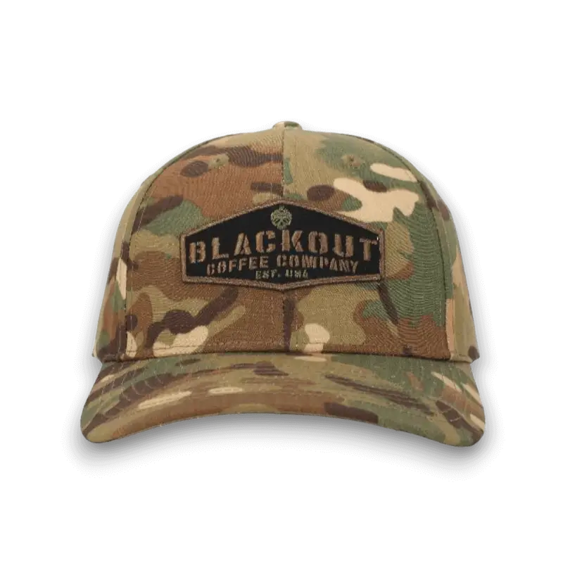 Camo Patch Hat With Velcro Closure