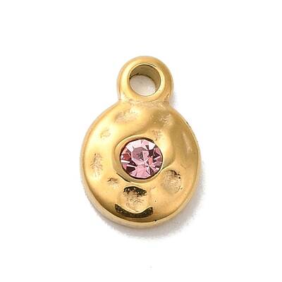 304 Stainless Steel Glass Pendants
