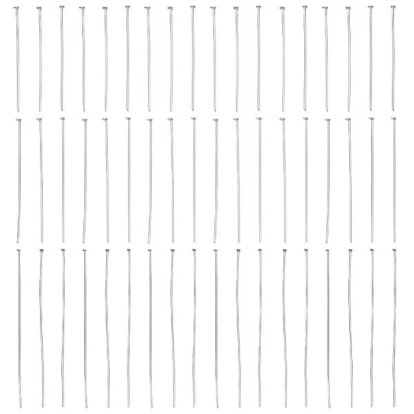 600Pcs 3 Styles 304 Stainless Steel Flat Head Pins
