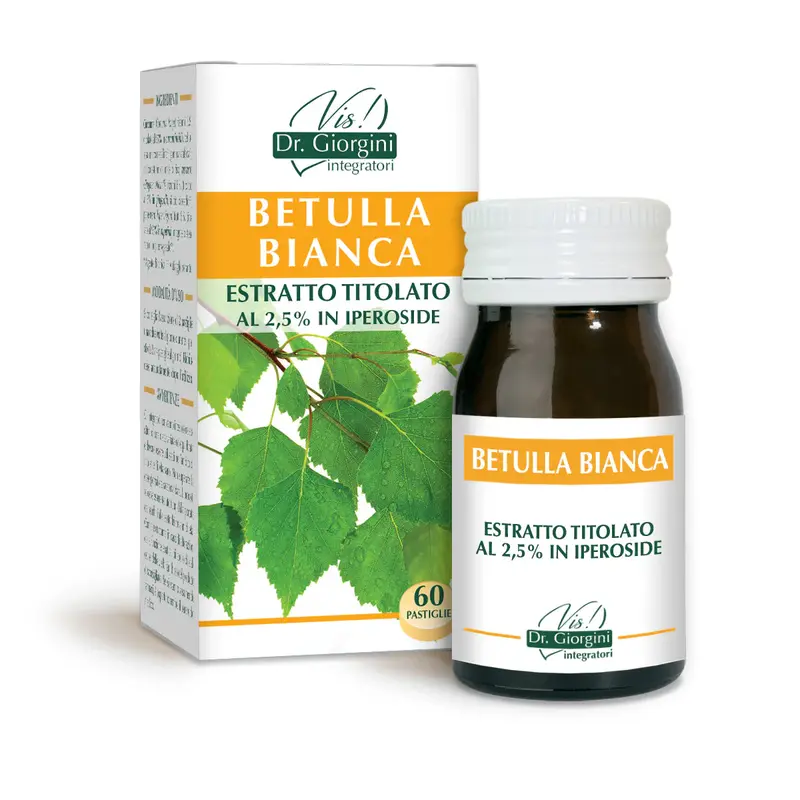 Dr Giorgini white birch titrated extract 60 tablets of 500 mg - 30 gr