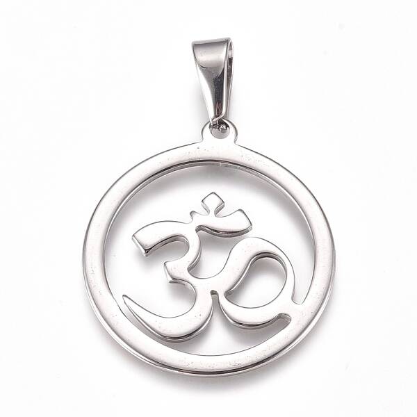 Non-Tarnish Yoga 304 Stainless Steel Pendants