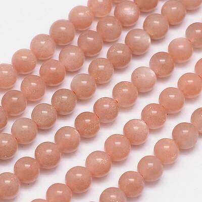 Natural Sunstone Beads Strands