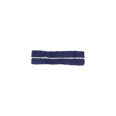 Unbranded Striped Headband - No Size Blue Cotton Blend