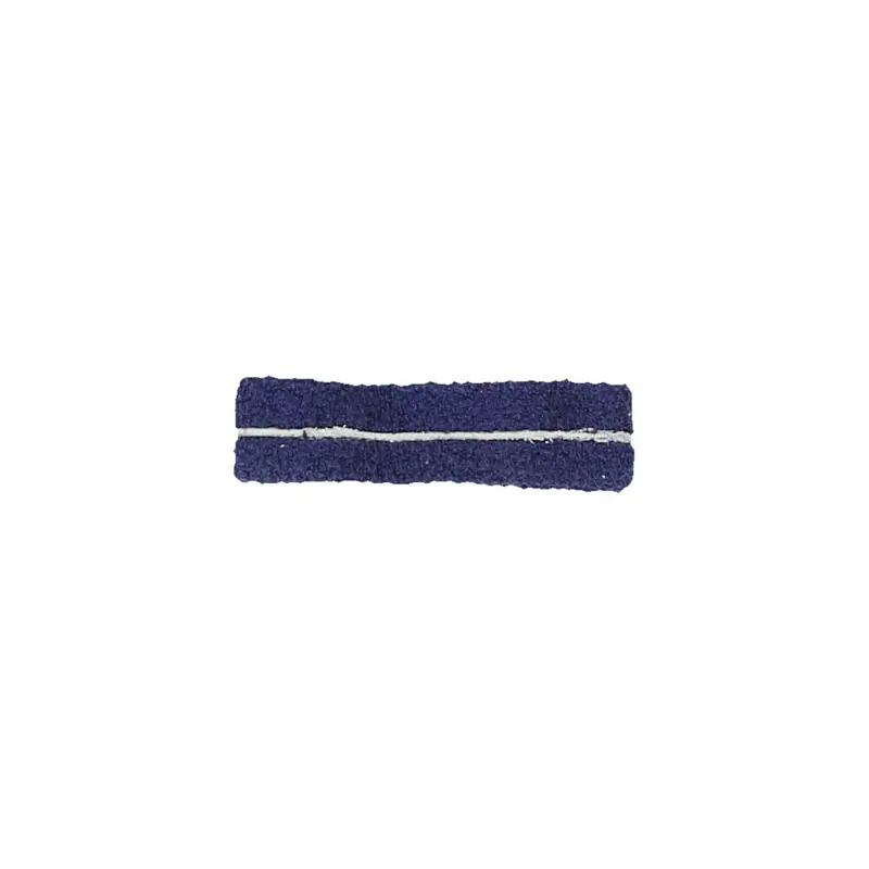 Unbranded Striped Headband - No Size Blue Cotton Blend