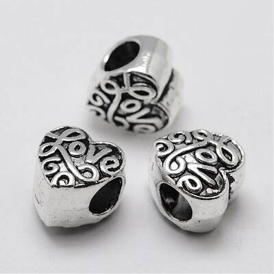 Alloy European Beads
