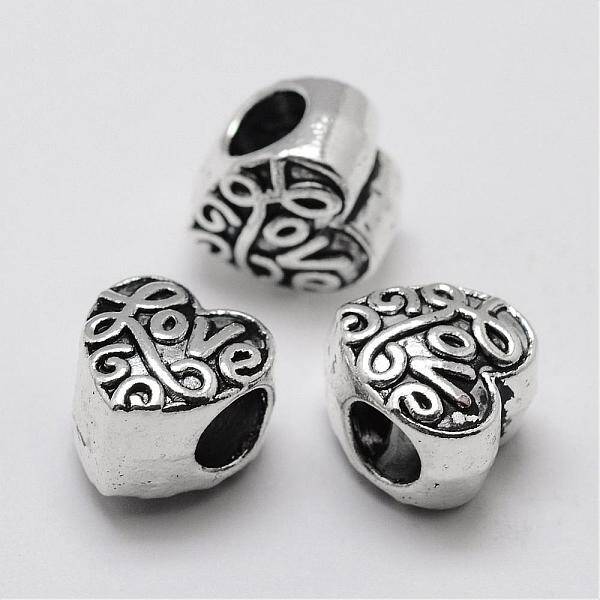 Alloy European Beads