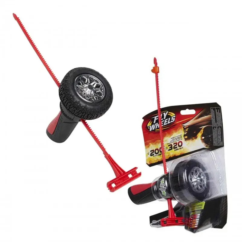Jakks Pacific, 1 tire + ejector Off-Road NBD Pro, Jakks Pacific, Fly Wheels, red/black, for children