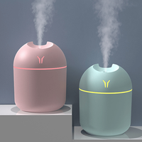 Desktop Mini Humidifier Quiet for Office Car Bedroom -  Humidifier and Aromatherapy Diffuser 2-in-1 Machine | Dual Spray Mode...