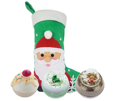 Bomb cosmetics Santa Claus Stocking Set