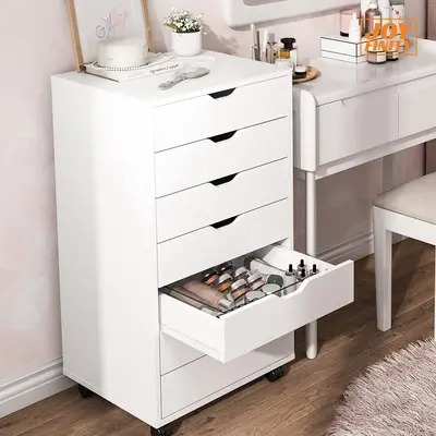 Joyfinity Storage Cabinet Dressers with Wheels Mobile Organizer Drawers for Office, Bedroom, Home