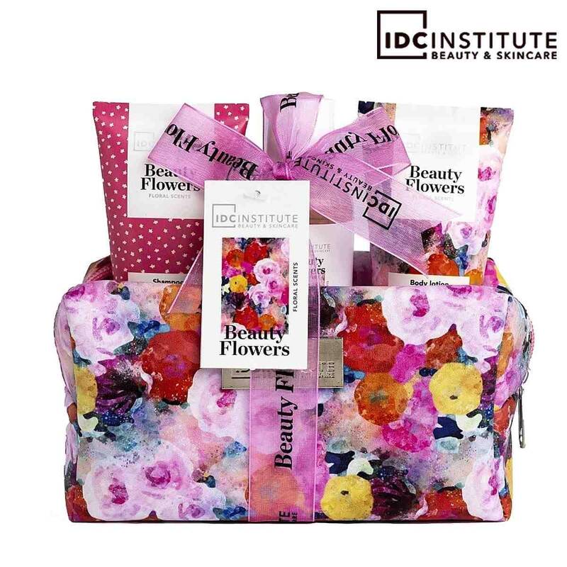 Idc institute beauty flowers 3pcs travel bag