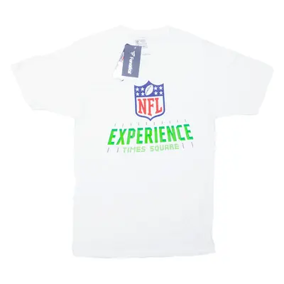 FANATICS NFL Times Square USA T-Shirt White Short Sleeve Mens S