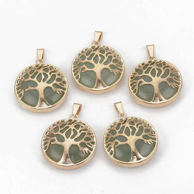 Natural Green Aventurine Pendants