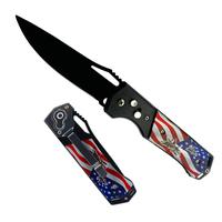 Flag Small Mini Outdoor Folding PocketCutlery Knife ,  Outdoor Activities for Hiking, Fishing,  EDC Tool Knife package opener...
