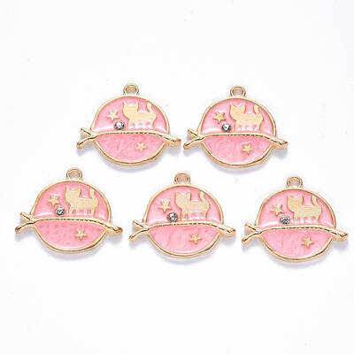 Alloy Enamel Pendants