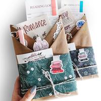 Blind date with a book with stickers, handmade magnetic bookmark, bookmark log, annotating tabs and more | Hard Cover | Soft ...