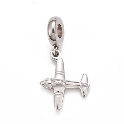 Non-Tarnish 304 Stainless Steel European Dangle Charms