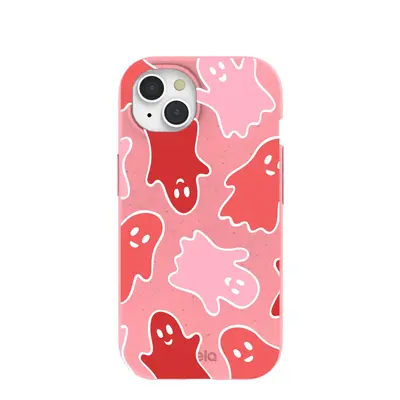 Bubblegum Pink Phantom Pals iPhone 15 Case
