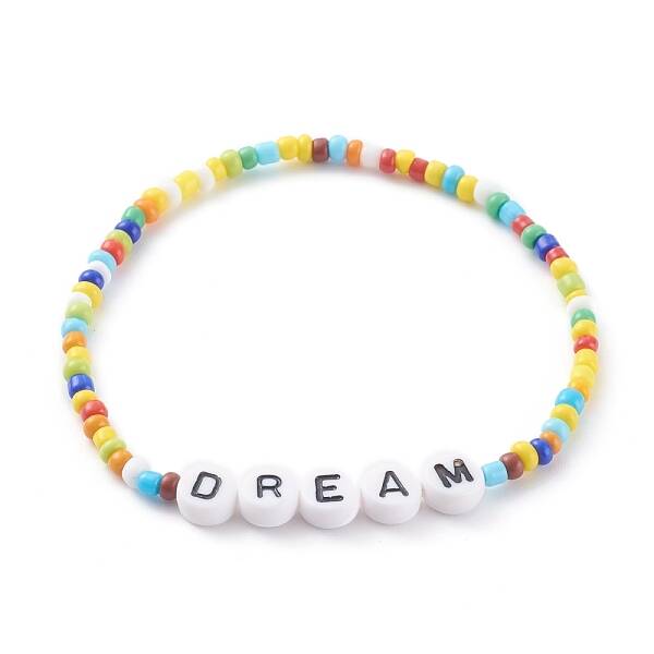 Glass Seed Beads Stretch Bracelets