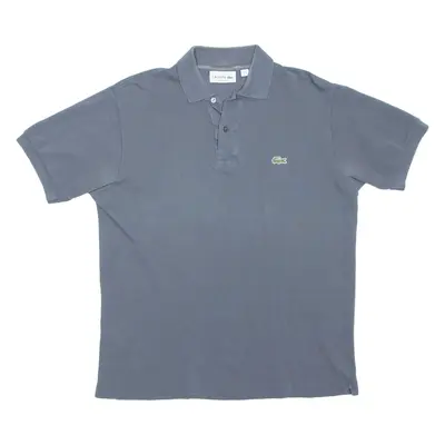 LACOSTE Mens Polo Shirt Grey S