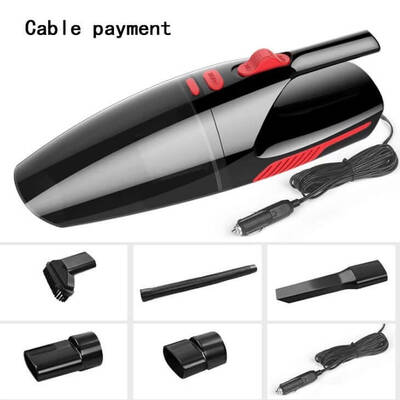 Handheld High-Power Vacuum Cleaner | Color: Black cable