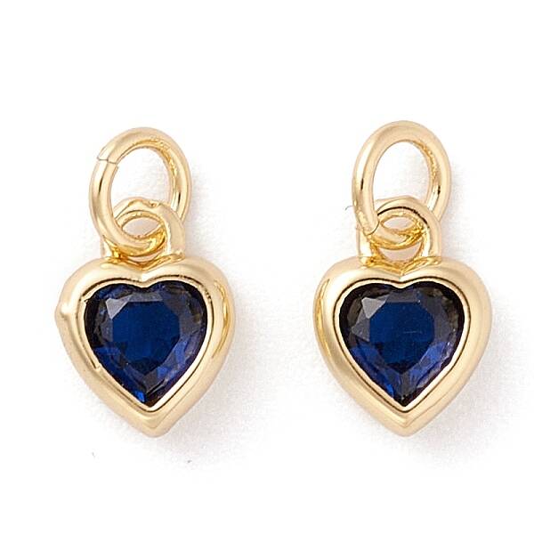 Brass inlaid Cubic Zirconia Pendants